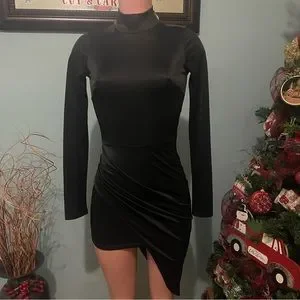 Jennifer Collection | Dresses | Jennifer Collection Black Mini Dress ...